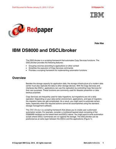 IBM DS8000 and DSCLIbroker