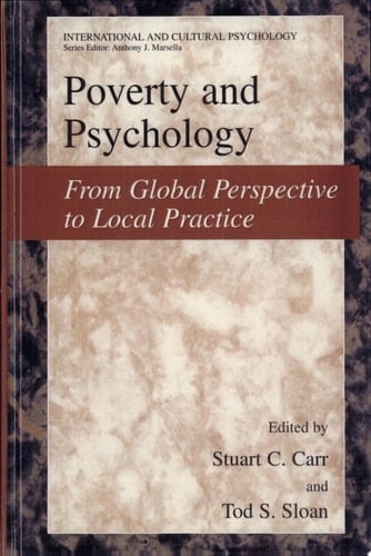 Poverty and Psychology From Global Perspective to Local Practice