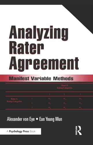 Analyzing Rater Agreement Manifest Variable Methods