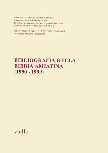 Bibliografia della Bibbia Amiatina, 1990-1999