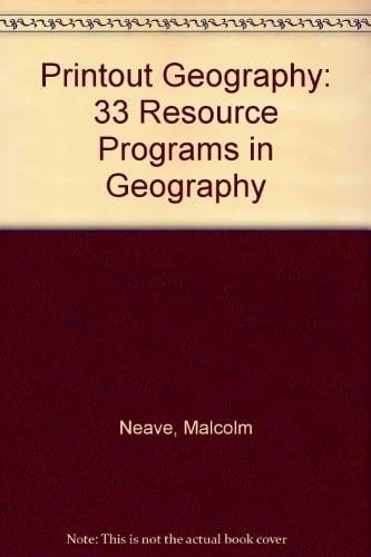 Printout Geography 33 Resource Programs in Geography