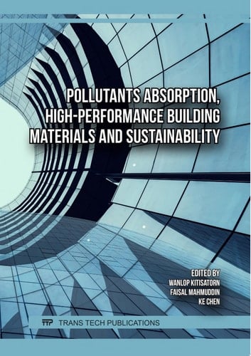 Pollutants Absorption, High-Performance Building Materials and Sustainability
