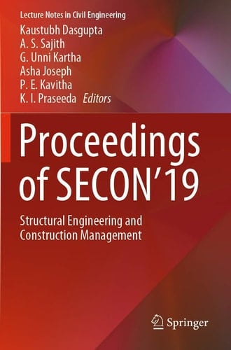 Proceedings of SECON'19 Structural Engineering and Construction Management