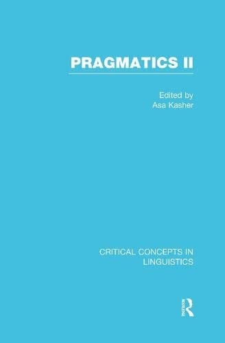 Pragmatics II