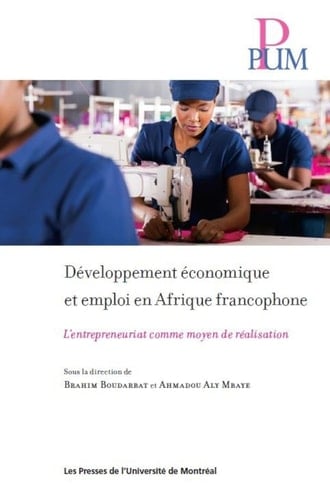 Développement économique et emploi en Afrique francophone l'entrepreneuriat comme moyen de réalisation