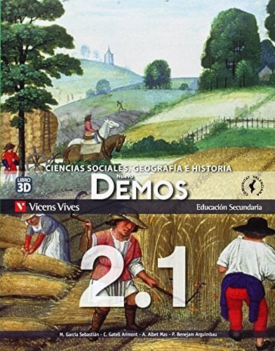 Nuevo demos 2 Educación Secundaria, Comunitat Valenciana ciencias sociales, geografía e historia : Educación Secundaria : libro 3D