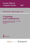 Computing and Combinatorics 4th Annual International Conference, Cocoon'98, Taipei, Taiwan, R. O. C. , August 12-14 1998