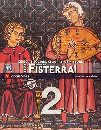 Novo Cabo Fisterra 2, Educación Secundaria ciencias sociais, xeografía e historia ; Libro 3D