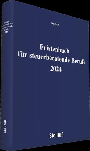 Fristenbuch für steuerberatende Berufe 2024