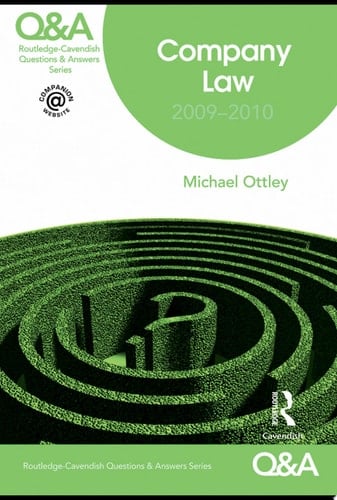 Company Law 2009-2010
