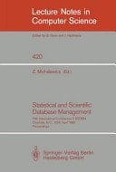 Statistical and Scientific Database Management