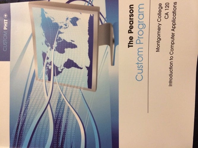 The Pearson Custom Program Montgomery College CA 120