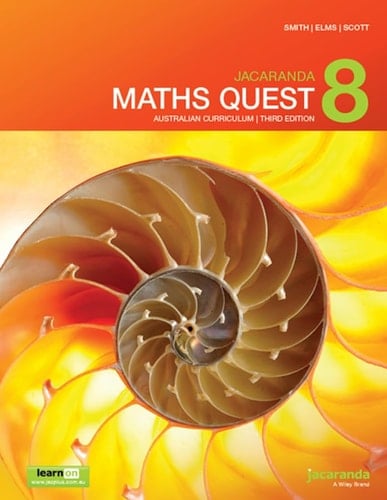 Jacaranda Maths Quest 8 Australian Curriculum 3E LearnON and Print