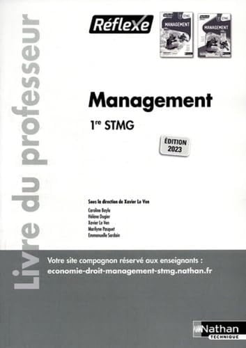 Management 1re STMG Livre du professeur