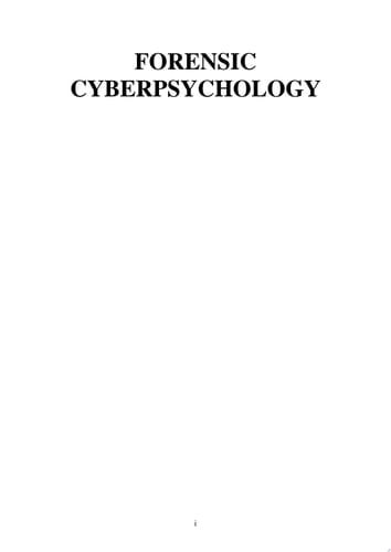 Forensic Cyberpsychology