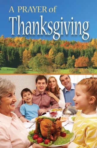 A Prayer of Thanksgiving (Ats) (Pack of 25)