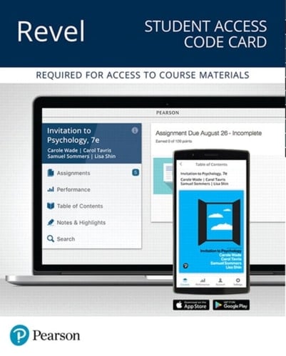 Revel for Invitation to Psychology -- Access Card