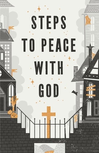 Halloween Steps to Peace with God (Pack Of 25)