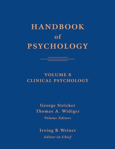 Handbook of Psychology, Clinical Psychology