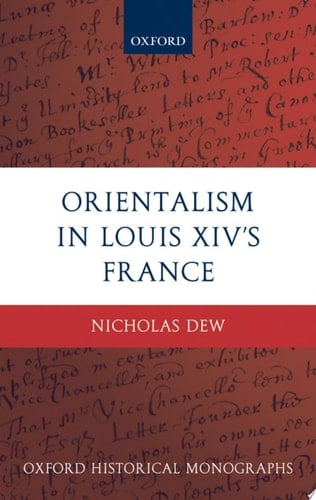 Orientalism in Louis XIV's France