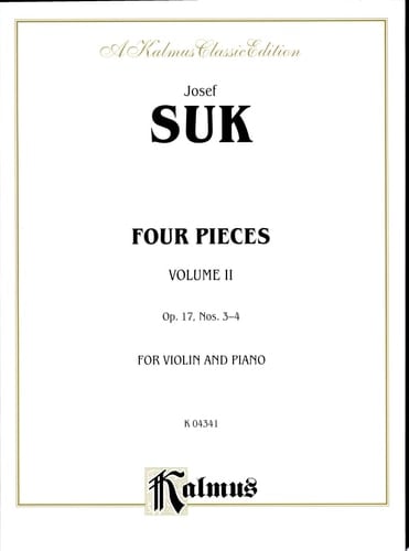 Four Pieces, Opus 17, Volume II: For Violin and Piano