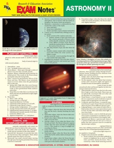 Astronomy Two EXAM Notes