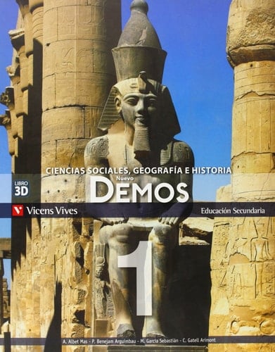 Nuevo demos 1, Educación Secundaria ciencias sociales, geografía e historia : Libro 3D