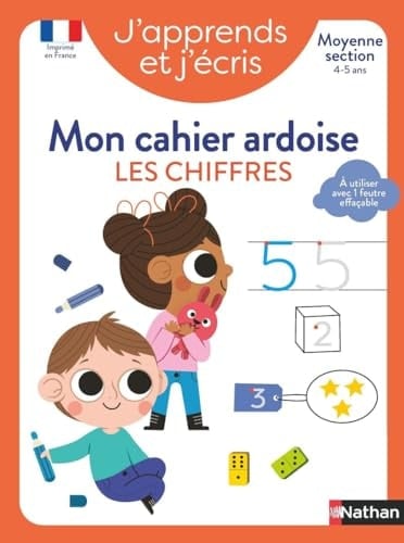 Mon cahier ardoise Les chiffres MS