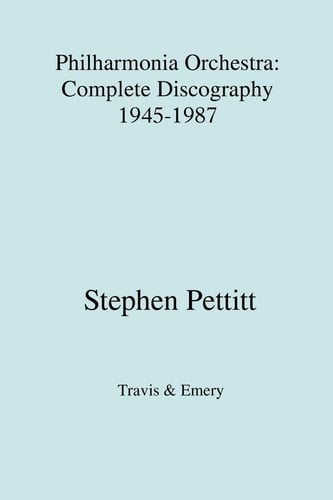 Philharmonia Orchestr Complete Discography [1987]