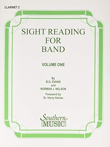 Sight Reading for Band, Book 1: Clarinet 2