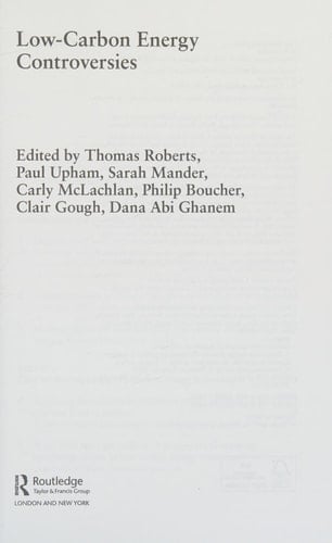 Low-carbon Energy Controversies