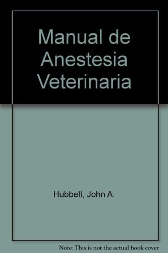 Manual Anestesia Veterinaria
