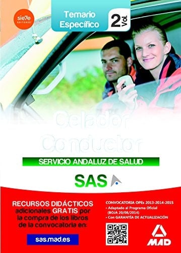 Celador conductor del Servicio Andaluz de Salud. Temario específico vol 2 (Spanish Edition)