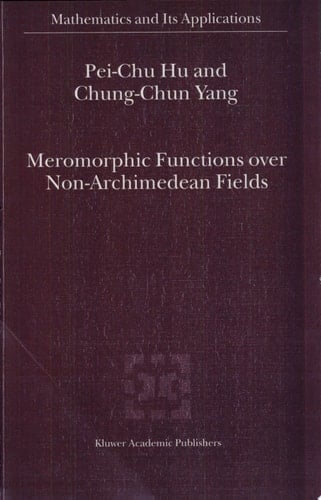 Meromorphic Functions over non-Archimedean Fields