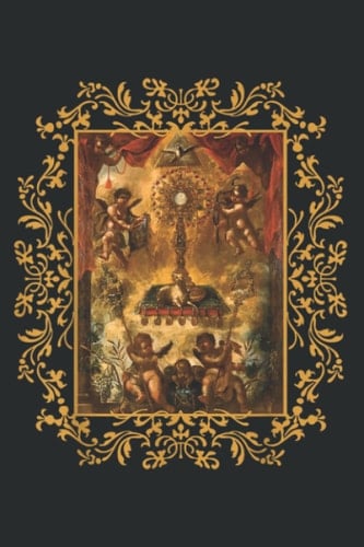 Eucharistic Adoration Pray Monstrance Traditional Latin Mass: Lined For Memo Diary Journal, Perfect for School, Office & Home - 6" x 9", 120 Pages