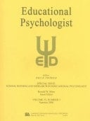 School Reform and Research in Educational Psychology: A Special Issue of the educational Psychologist