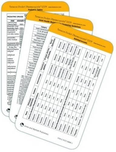 Antipsychotics and Anxiolytics Tarascon Rapid Reference Card