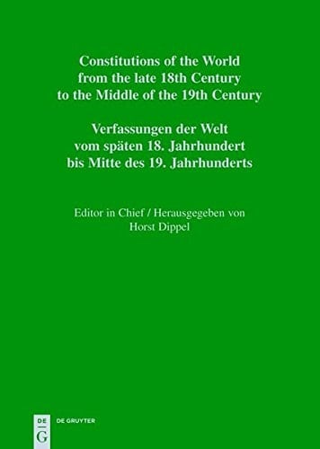 Croatian, Slovenian and Czech Constitutional Documents 1818-1849 / Hrvatski, Slovenski I Ceski Ustavni Dokumenti 1818-1849 / Hrvaski, Slovenski in Ceski Ustavni Dokumenti 1818-1849 / Chorvatské, Slovinské a Ceské Ústavní Dokumenty 1818-1849 / Kroatische, Slowenische und Tschechische Verfassungsdokumente 1818-1849