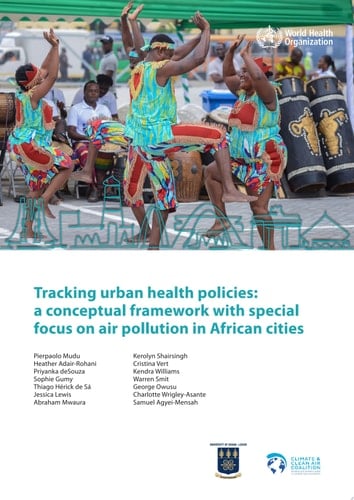 Tracking urban health policies a conceptual framework with special focus on air pollution in African cities