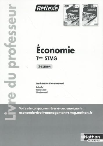 Economie Tle STMG Livre du professeur
