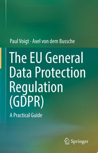 The EU General Data Protection Regulation (GDPR)