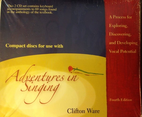 Two CD set for use with Adventures In Singing