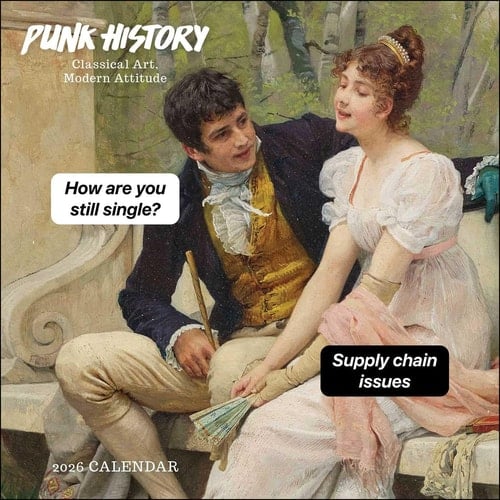 Punk History 2026 Wall Calendar