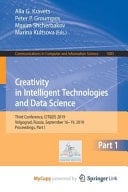 Creativity in Intelligent Technologies and Data Science Third Conference, CIT & DS 2019, Volgograd, Russia, September 16-19, 2019 : Proceedings. Part I