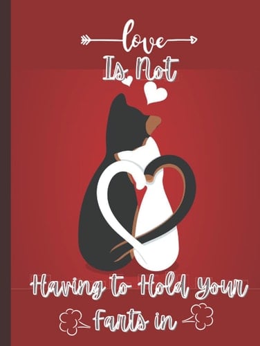 Love Is Not Having to Hold Your Farts in :: Personalized Valentines Day Gifts for him/her: Composition Notebook for Valentines day gifts, Funny Gifts ... Day.. Birthday gift, 100 pages 8.5x11