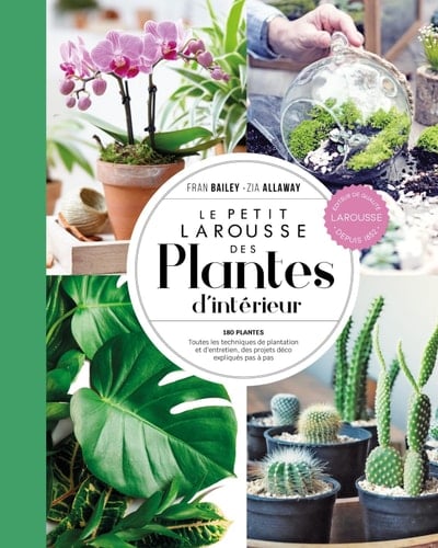 Le Petit Larousse des plantes d'intérieur 180 plantes - Toutes les techniques de plantation et d'entretien, des projets déco expliqués pas à pas