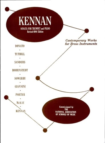 Sonata for Trumpet and Piano (Revised 1986 Edition): B-flat Cornet (Trumpet) Solo