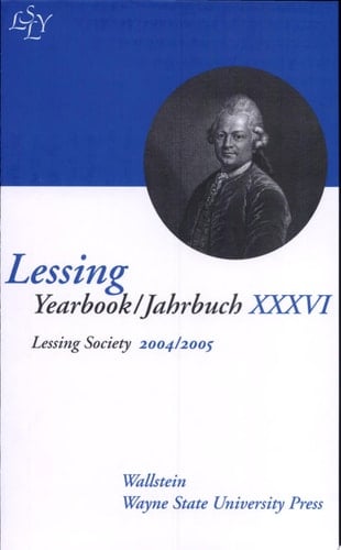 Lessing Yearbook/Jahrbuch XXXVI