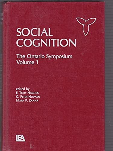 Consistency in Social Behavior The Ontario Symposium