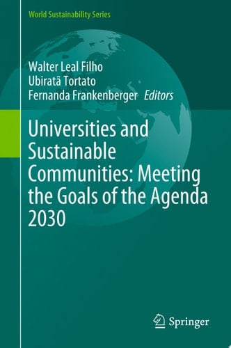 Universities and Sustainable Communities: Meeting the Goals of the Agenda 2030